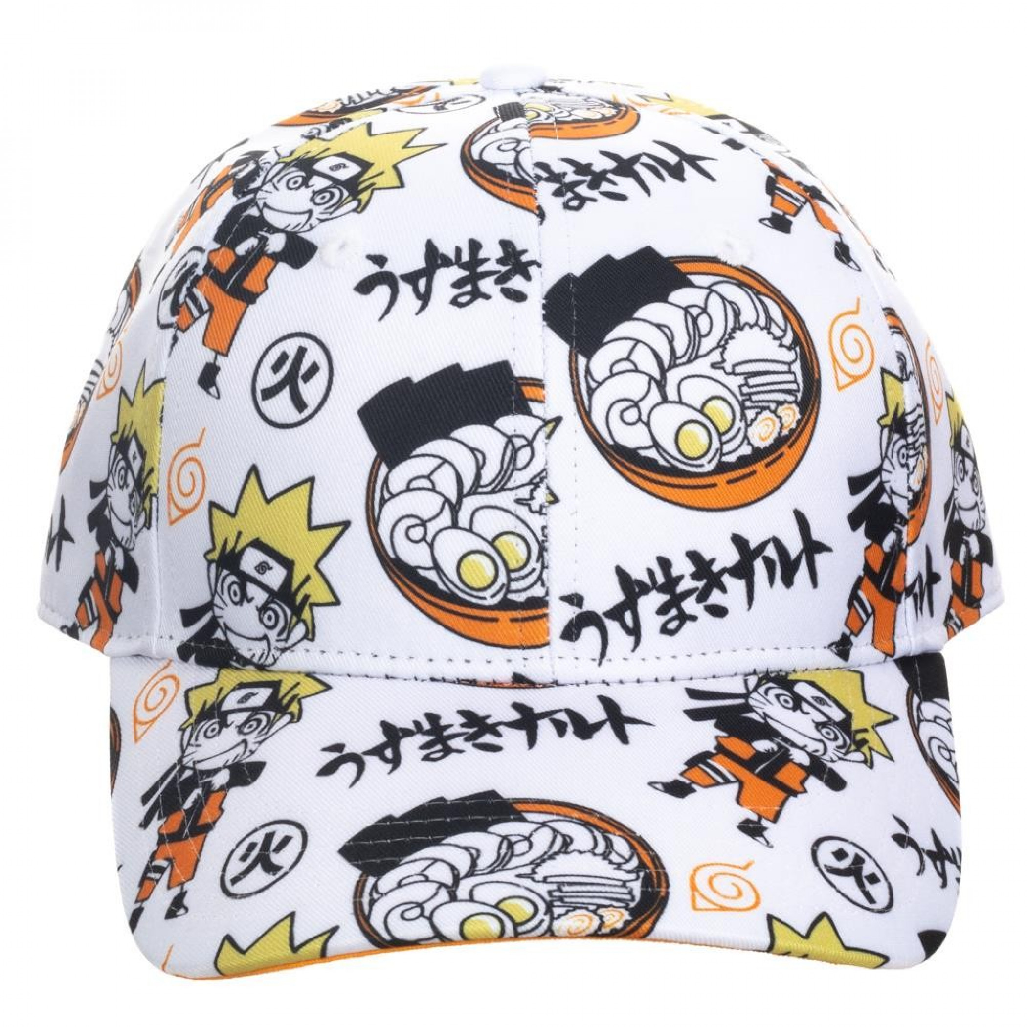Naruto All Over Print Pre-Curved Snapback Hat