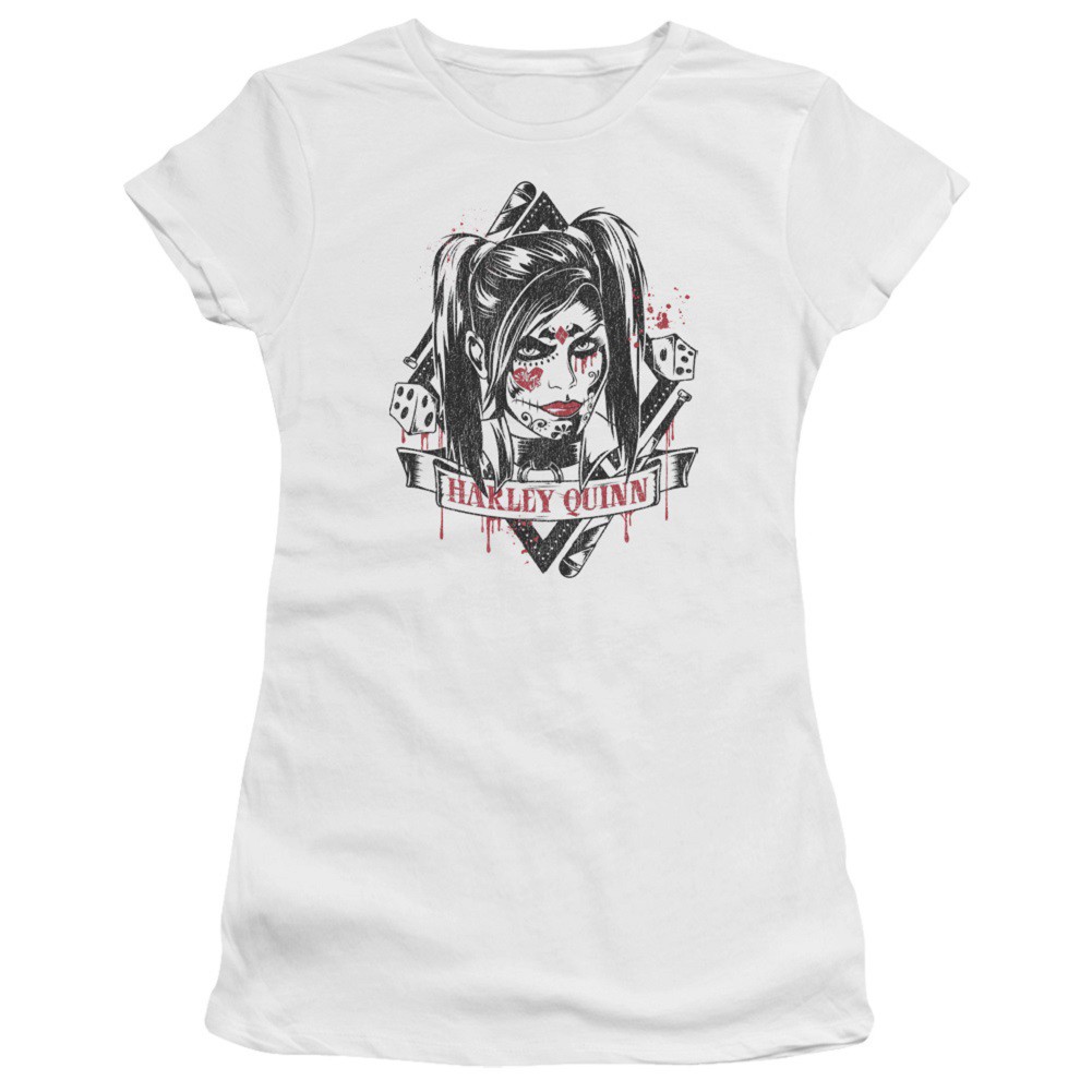 Harley Quinn Sugar Women's White Tshirt