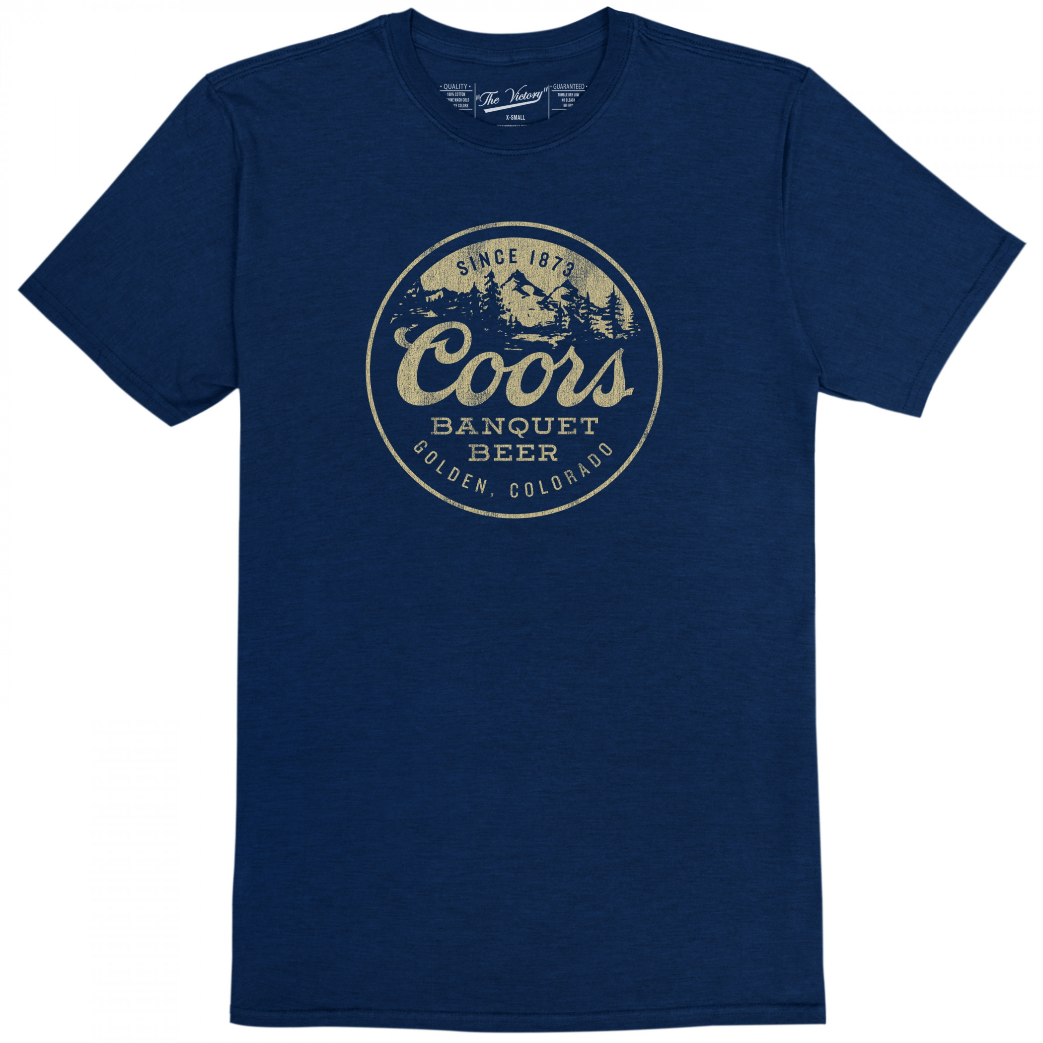 Coors Banquet Beer Mountain Logo Throwback Style T-Shirt