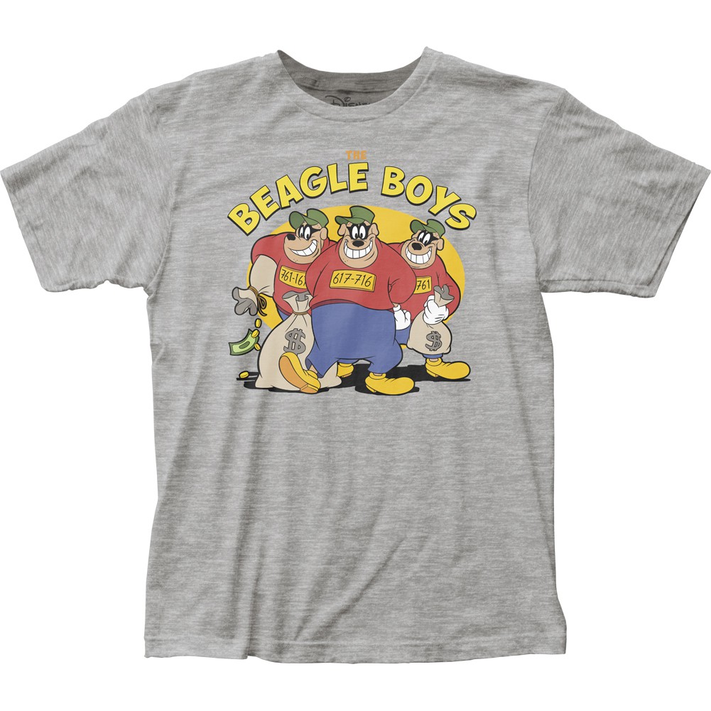 Ducktales Beagle Boys Men's Grey T-Shirt