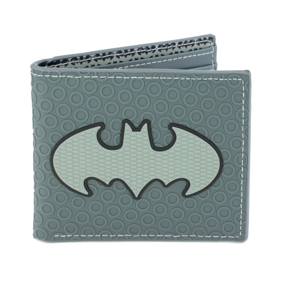 Batman Logo Grey Bifold Wallet