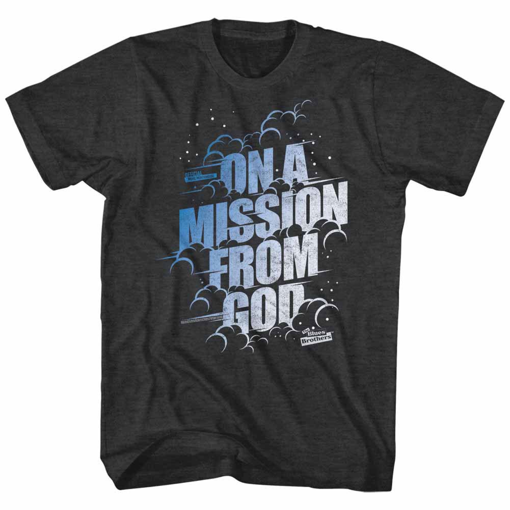 Blues Brothers Mission From God Black TShirt