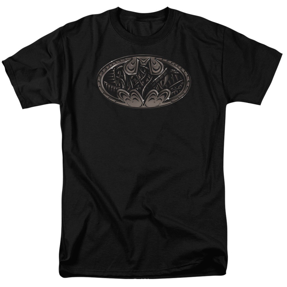 Batman Bio Mech Logo Men's Black T-Shirt