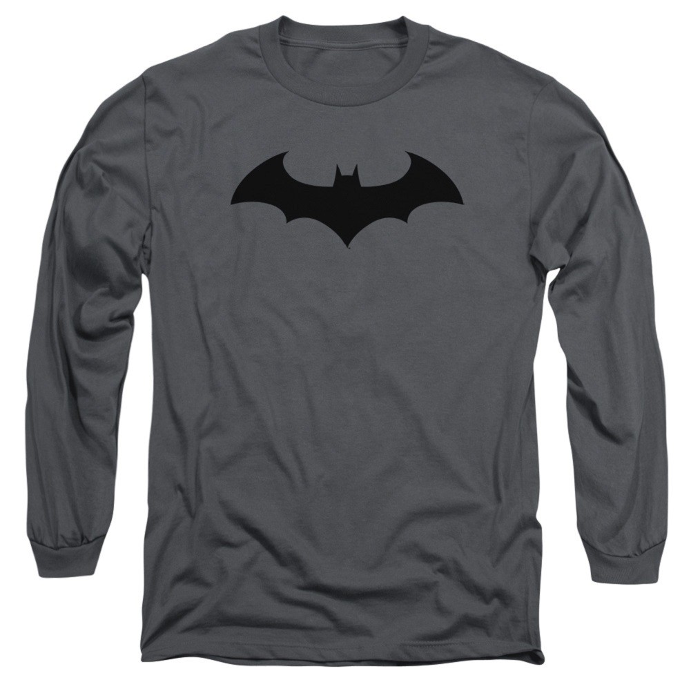 Batman Hush Logo Grey Long Sleeve Tshirt