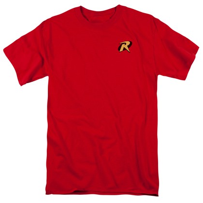 Robin Logo Men's Red T-Shirt