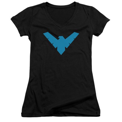 Nightwing Logo Women's V-Neck Tshirt