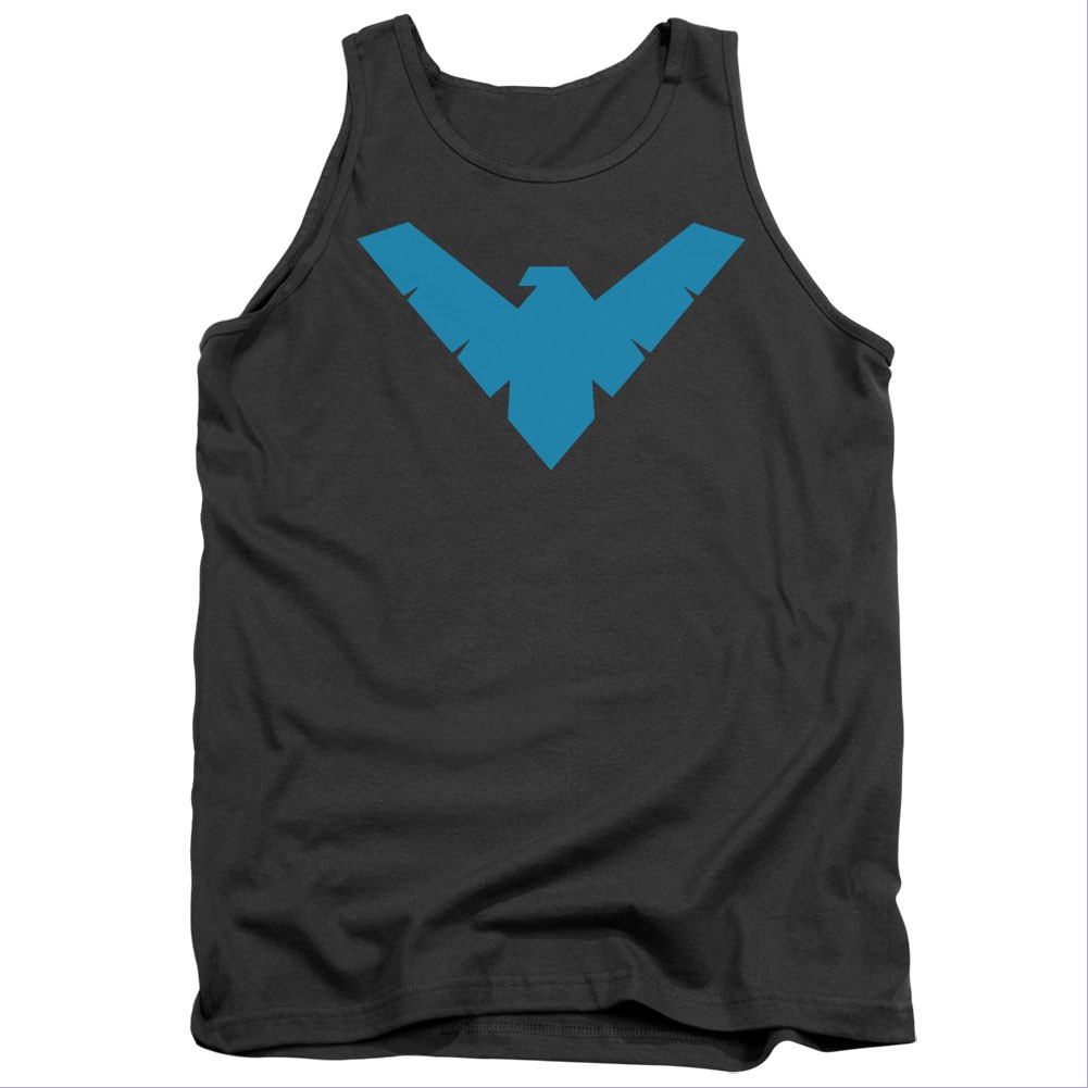 Batman Nightwing Logo Gray Tank Top