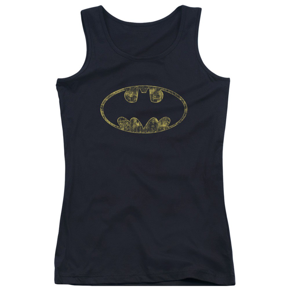Batman Distressed Logo Women's Tank Top