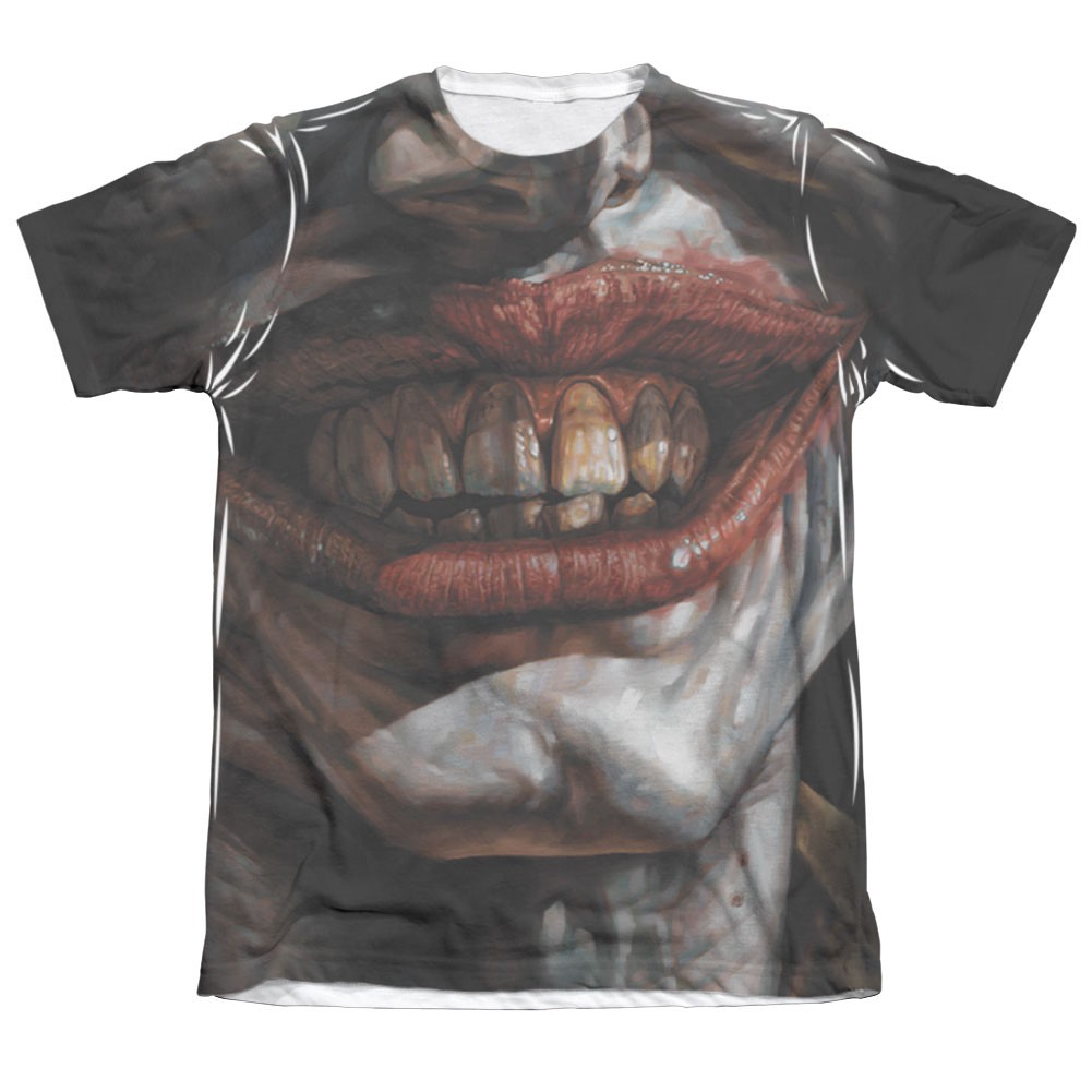 Batman Joker Men's Sublimation Asylum Tee Shirt
