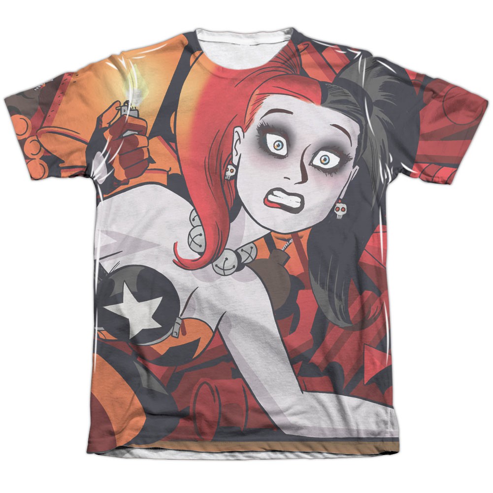 Harley Quinn Cooke Cover Sublimation T-Shirt