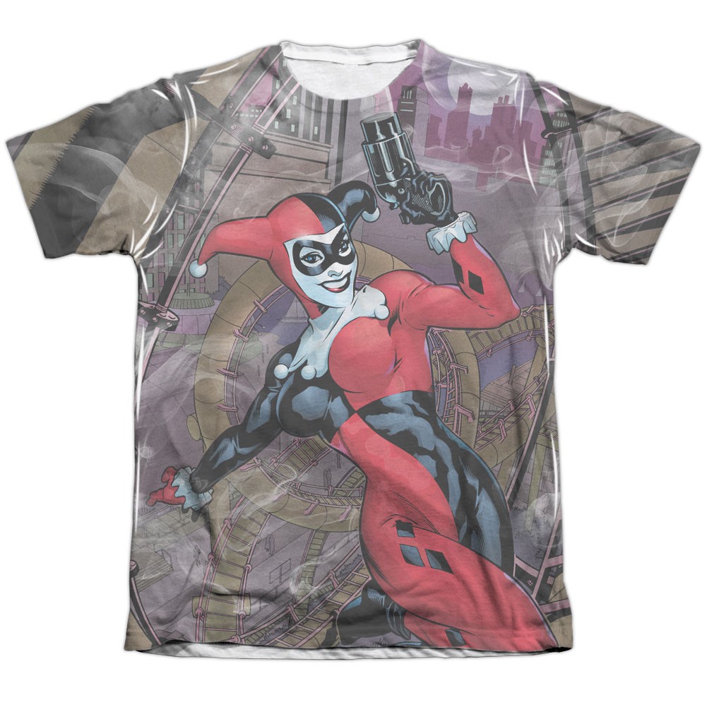 Harley Quinn Rollercoaster Of Love Sublimation T-Shirt
