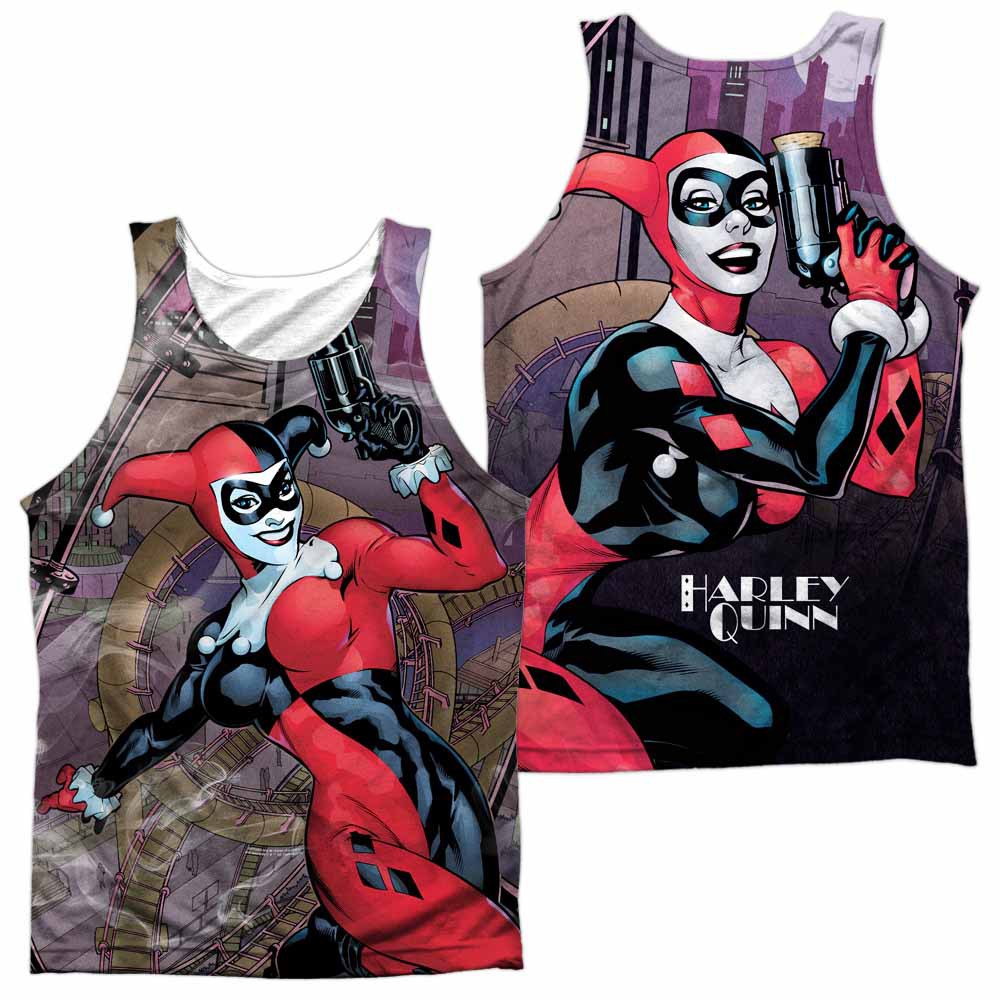 Harley Quinn Roller Coaster Of Love Sublimation Tank Top