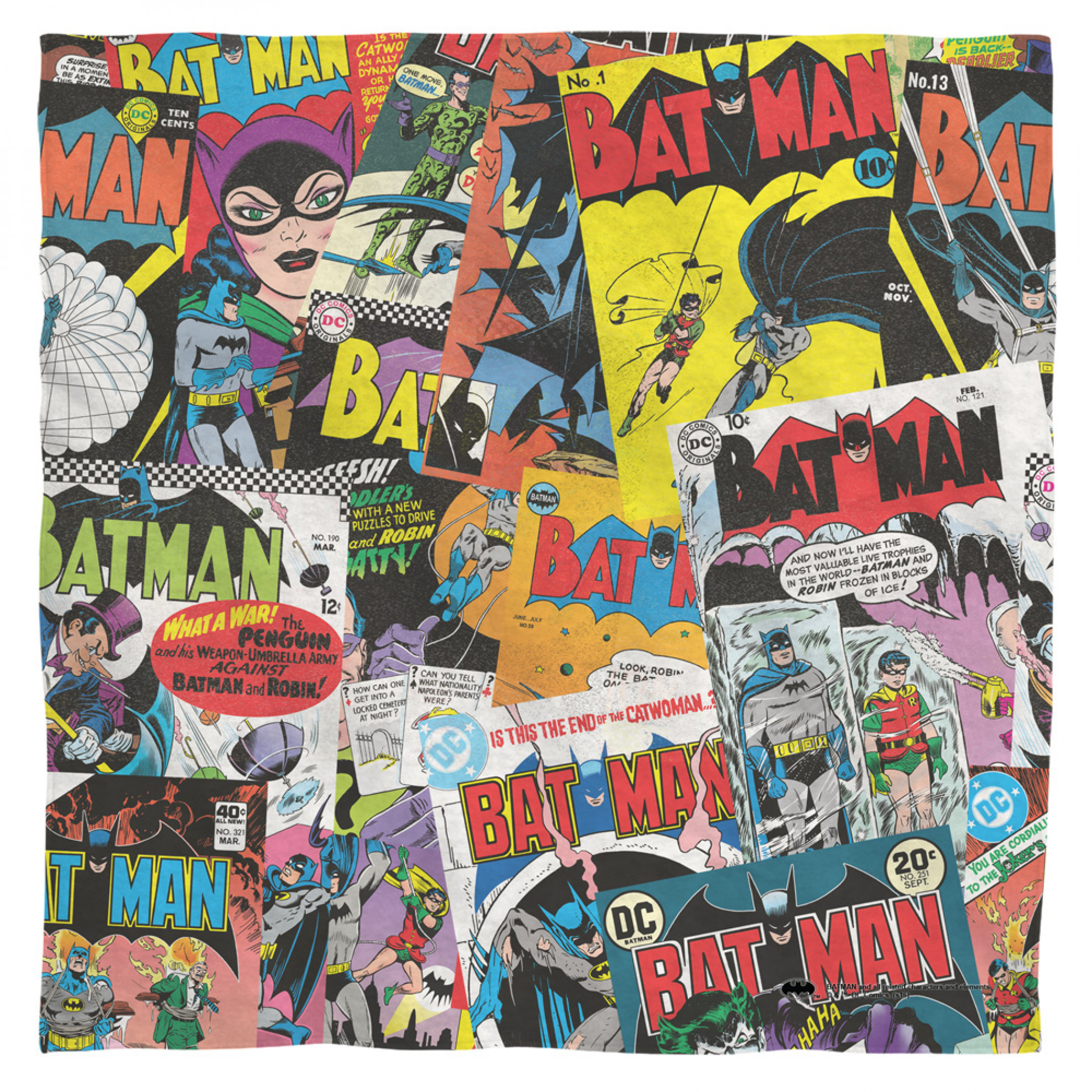 Batman Vintage Comics Bandana