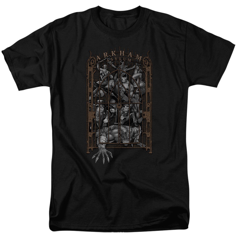 Batman Arkham's Gate Men's Black T-Shirt