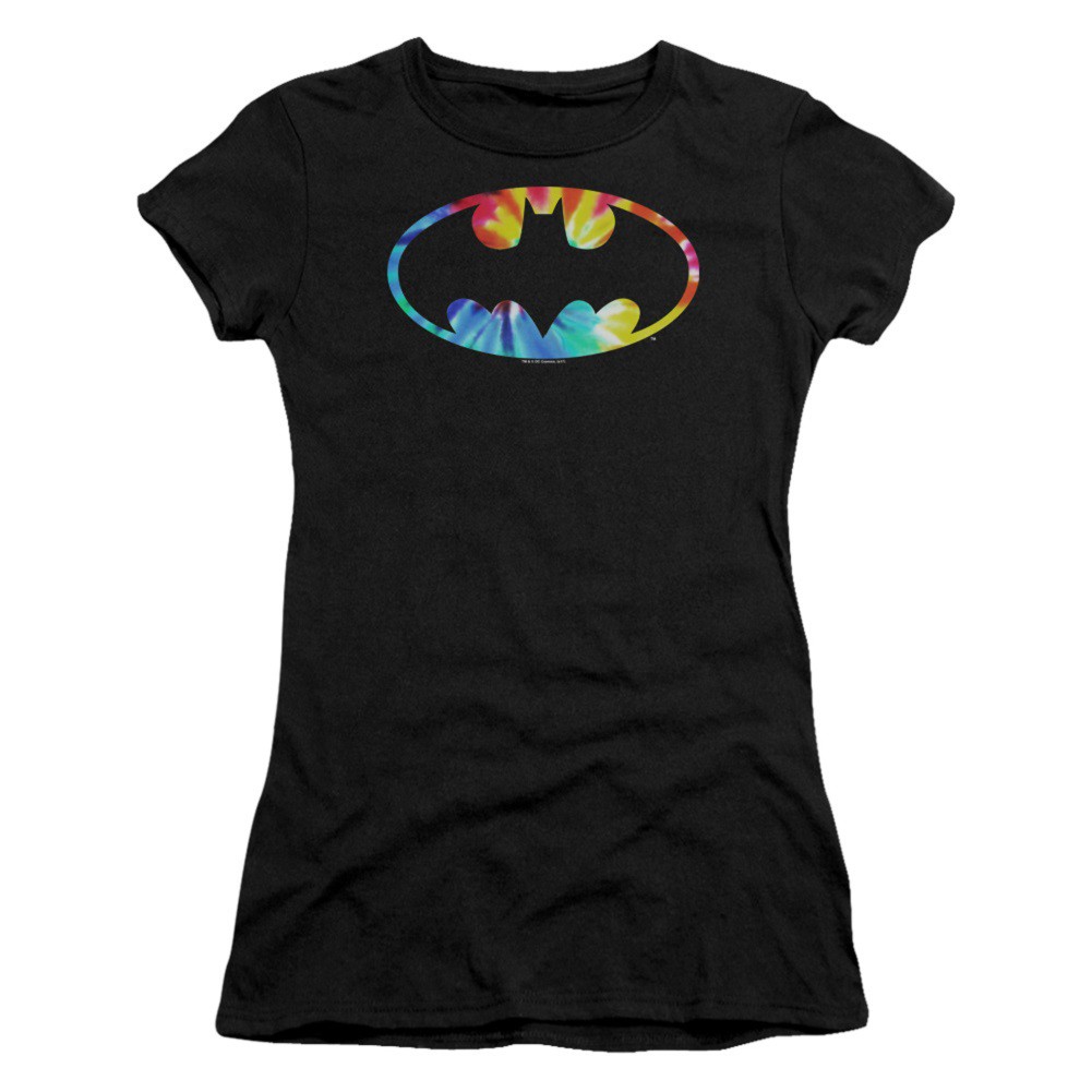 Batman Tie Dye Logo Women's Tshirt