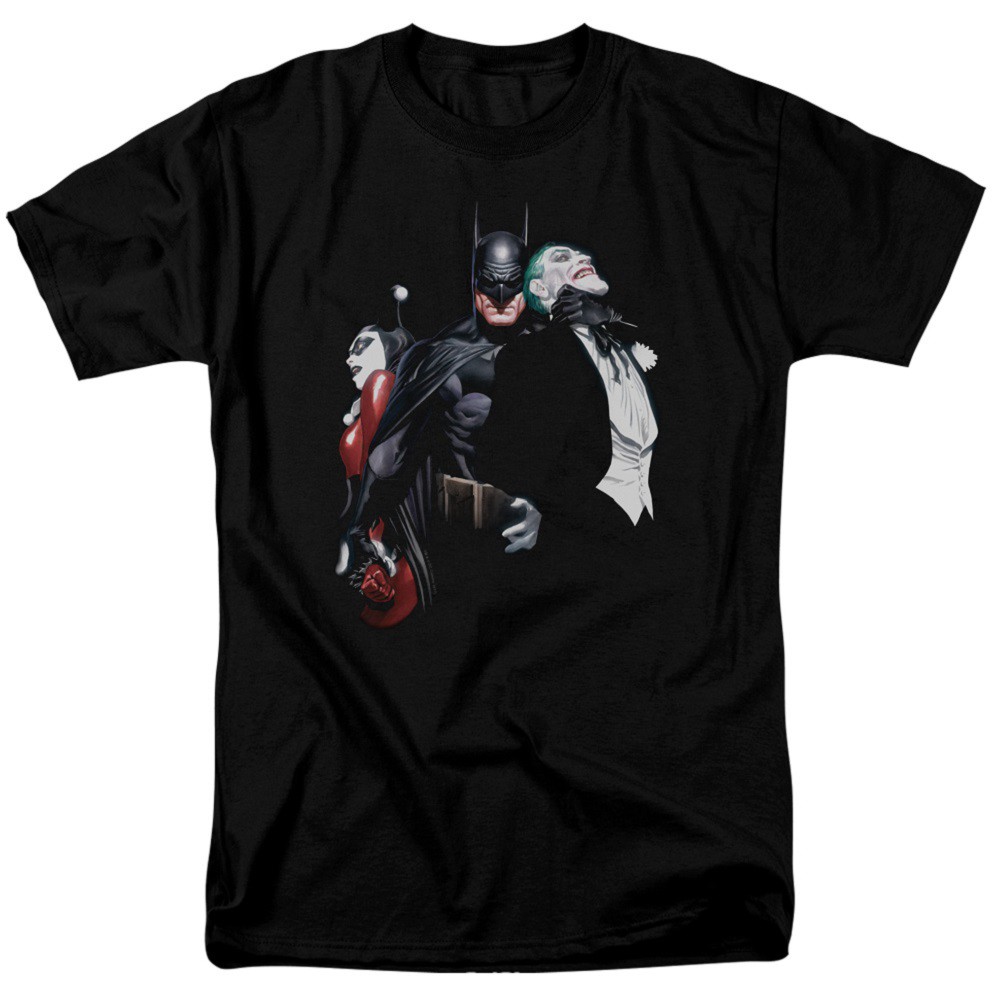 Batman Choking The Joker Men's Black T-Shirt