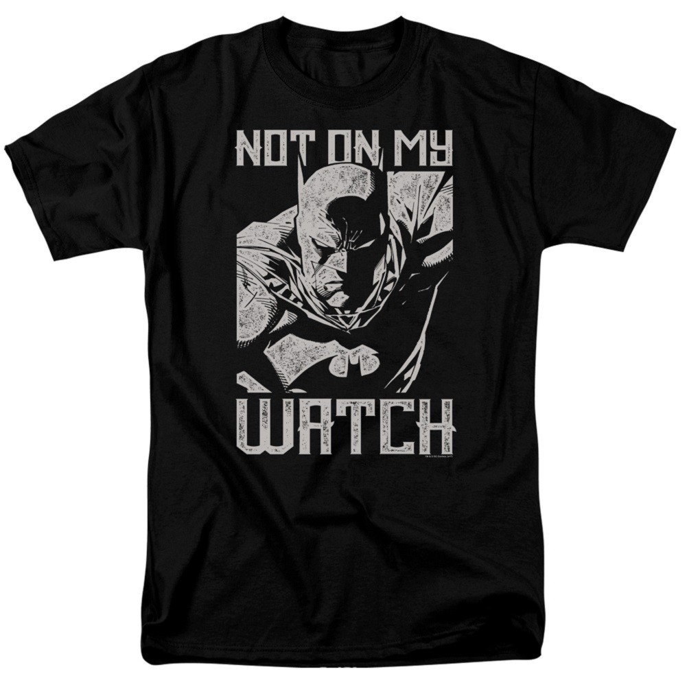 Batman Not On My Watch Men's Black T-Shirt