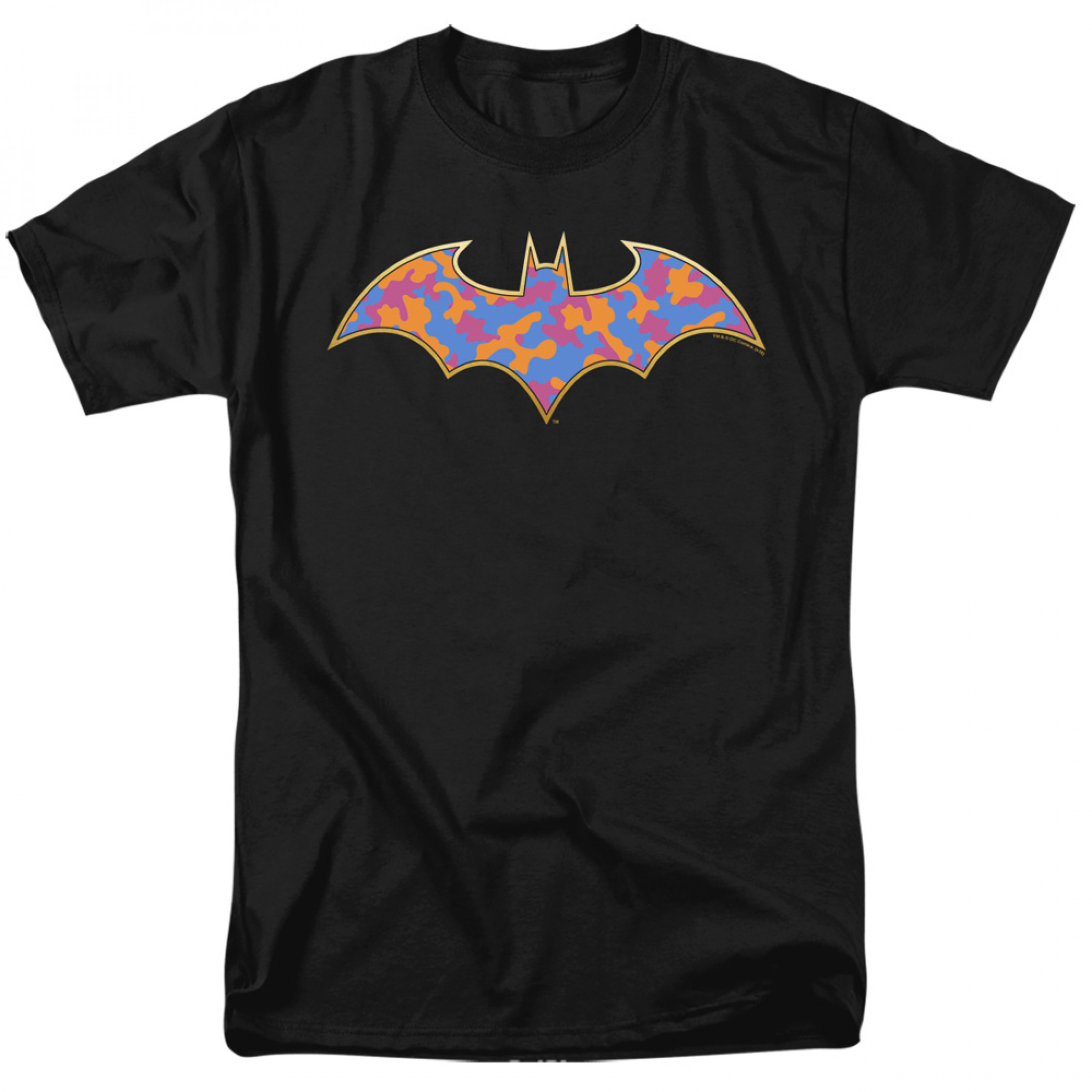 Batman Gold Camo Logo T-Shirt