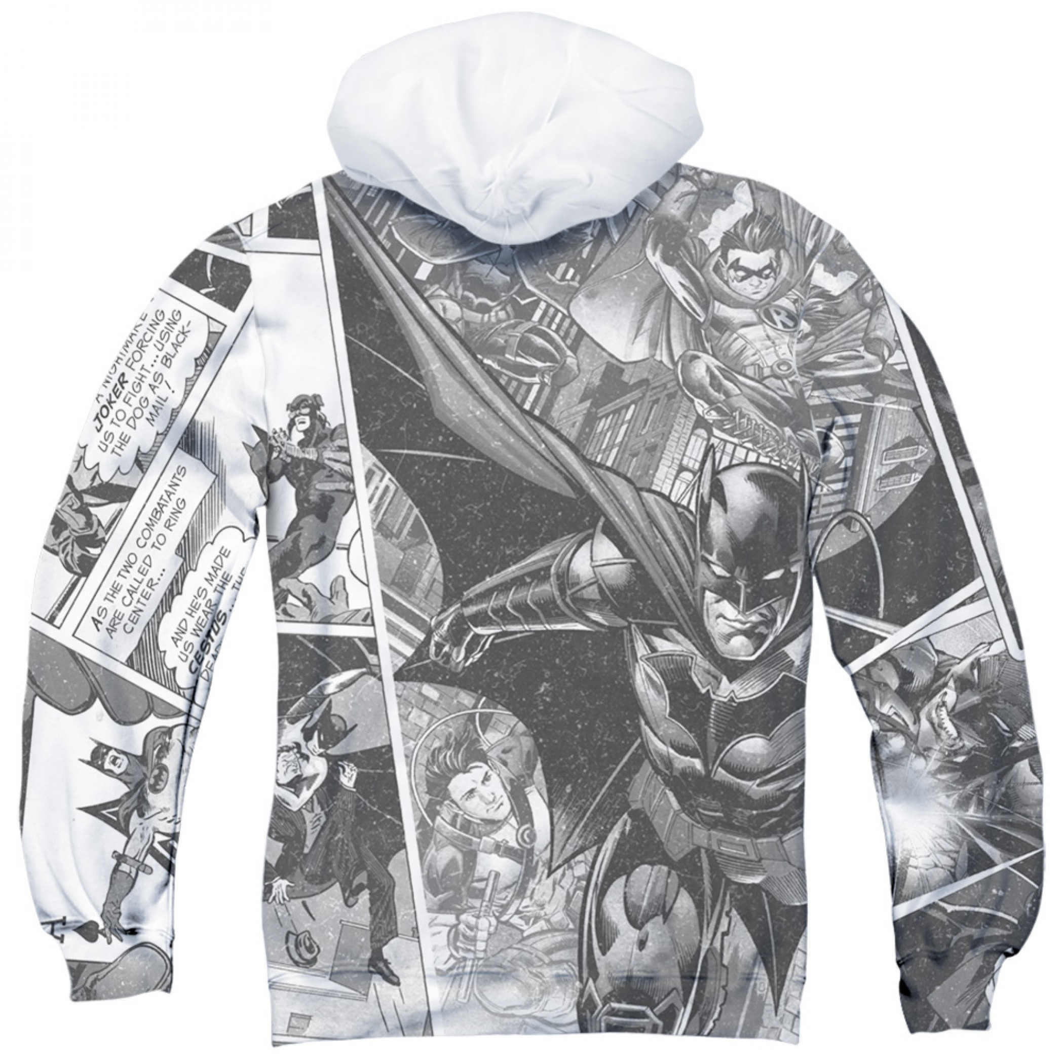 Batman 80th Collage All Over Print Hoodie