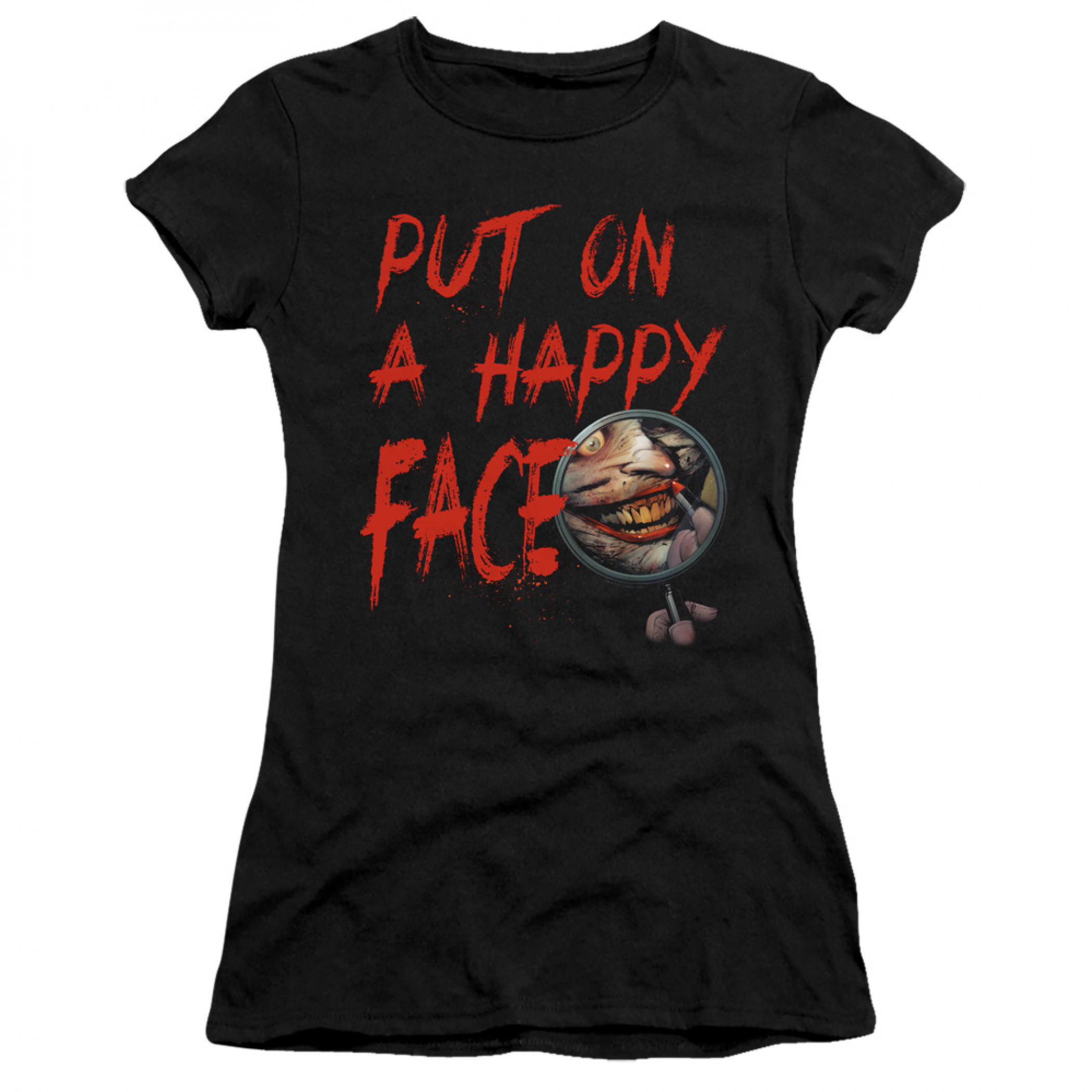 The Joker Put On A Happy Face Women's Fitted T-Shirt