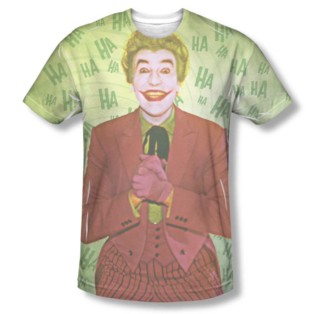 Batman Classic TV Joker Green Sublimation Tee Shirt