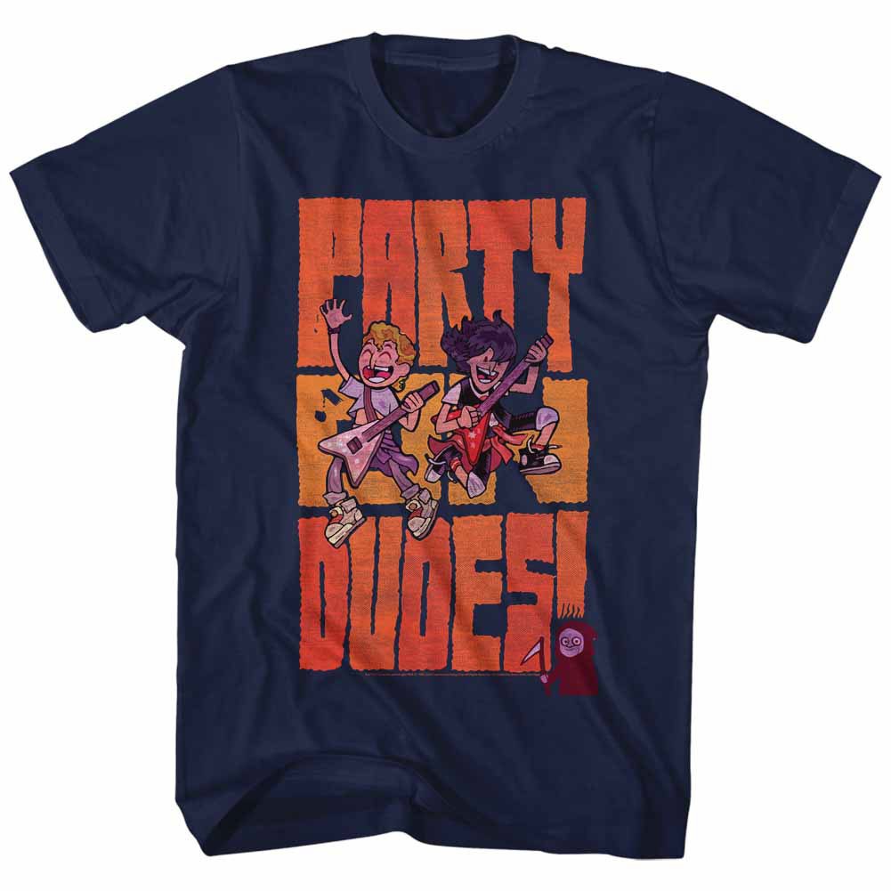 Bill And Ted Partydudes Blue T-Shirt