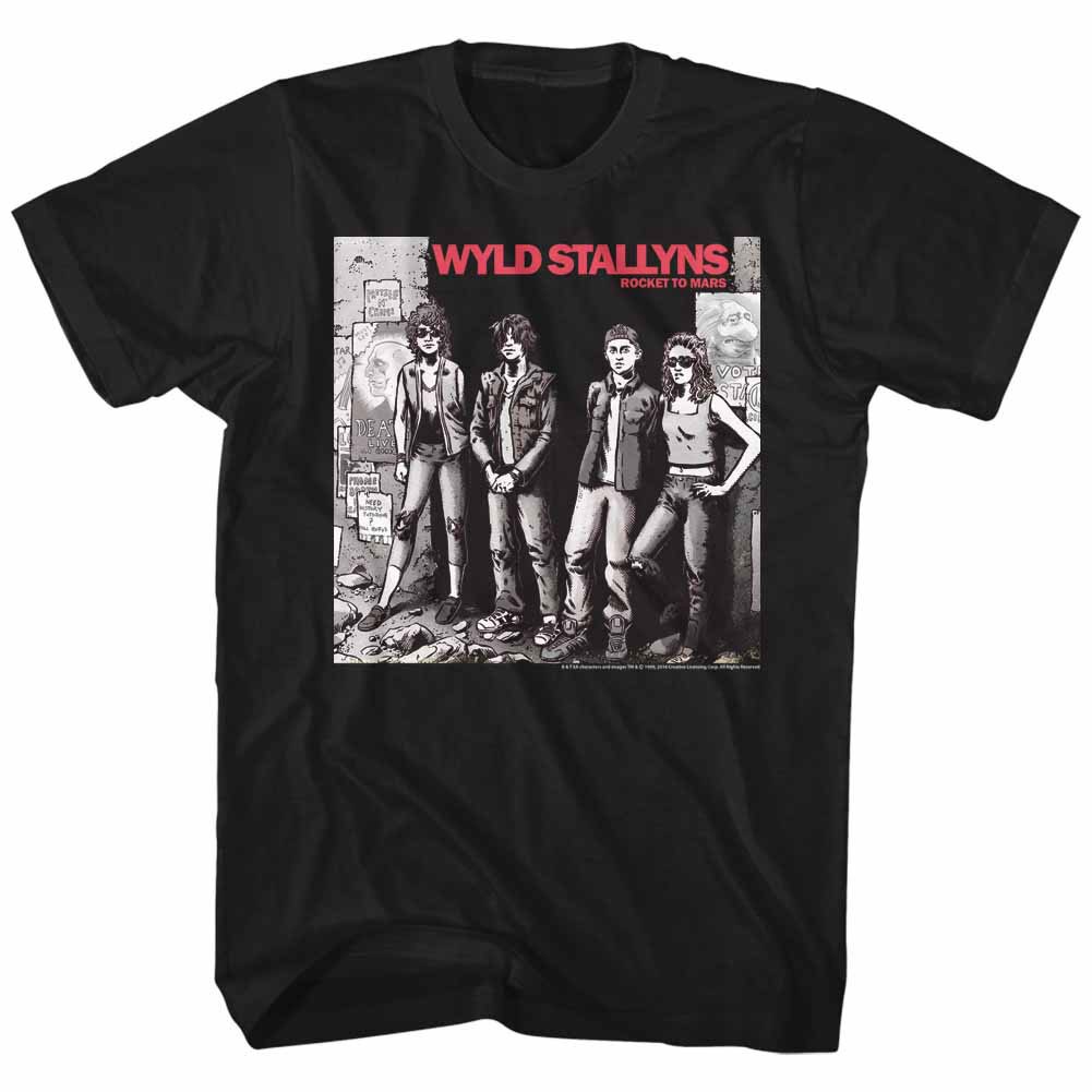 Bill And Ted Wyld Stallyns  Black T-Shirt
