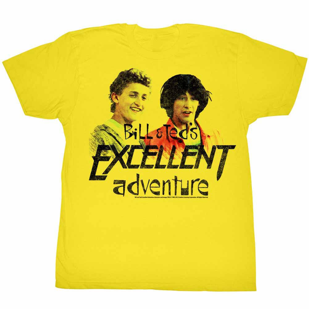 Bill And Ted Dudes Yellow T-Shirt