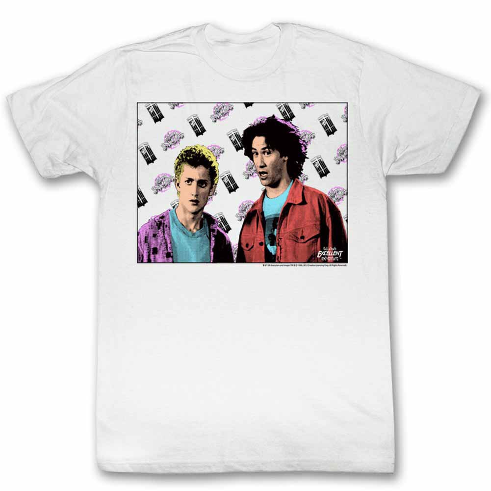 Bill And Ted Flyin White T-Shirt