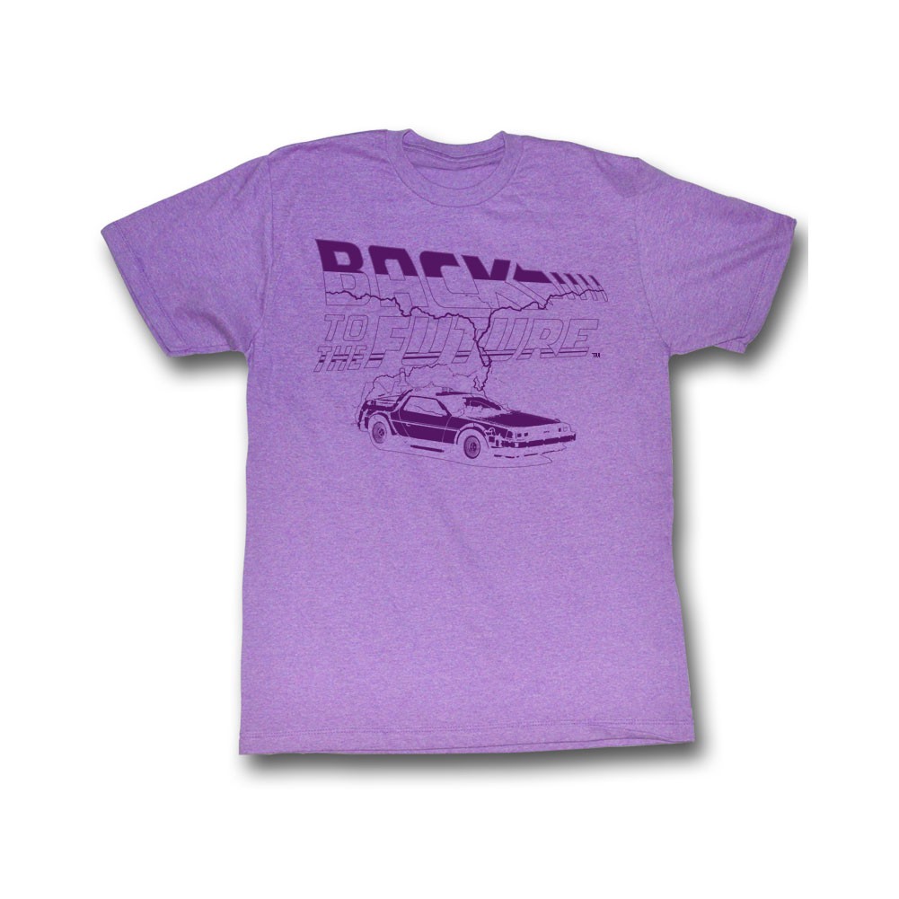 Back To The Future Future Purple T-Shirt