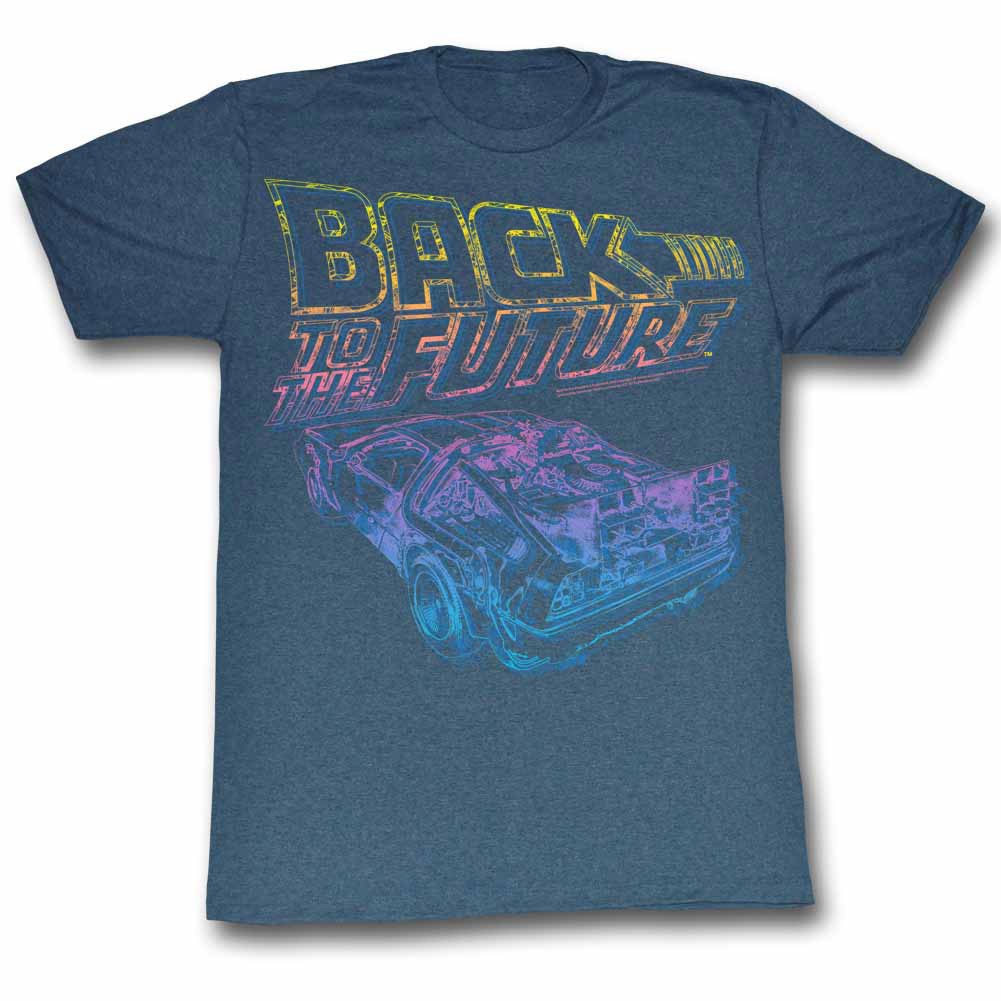 Back To The Future Now You See It Men's Blue T-Shirt