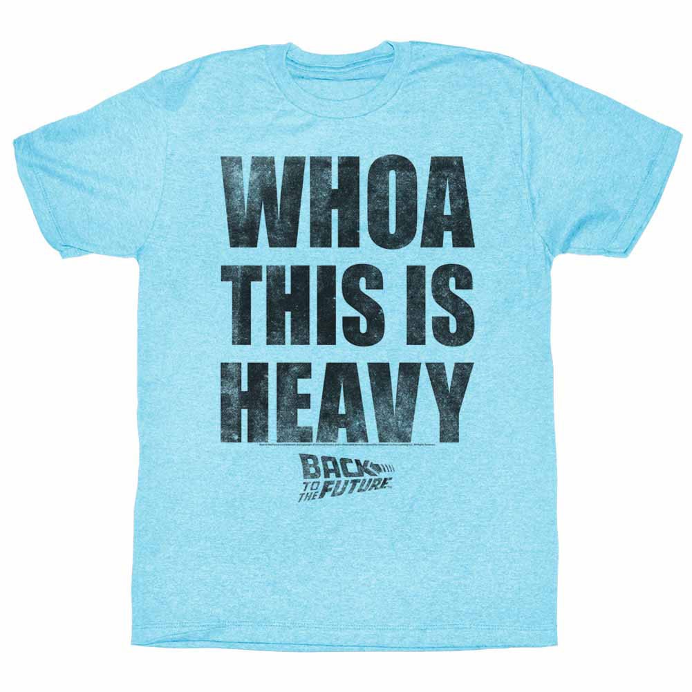 Back To The Future Heavy Blue T-Shirt