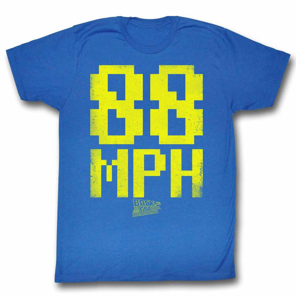 Back To The Future 88Mph Blue T-Shirt