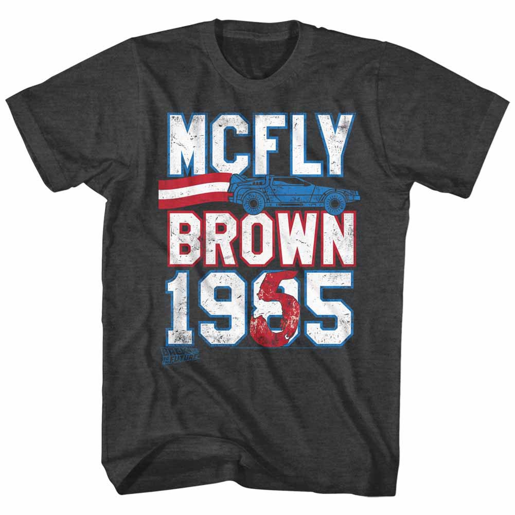 Back To The Future Marty For Prez Black T-Shirt