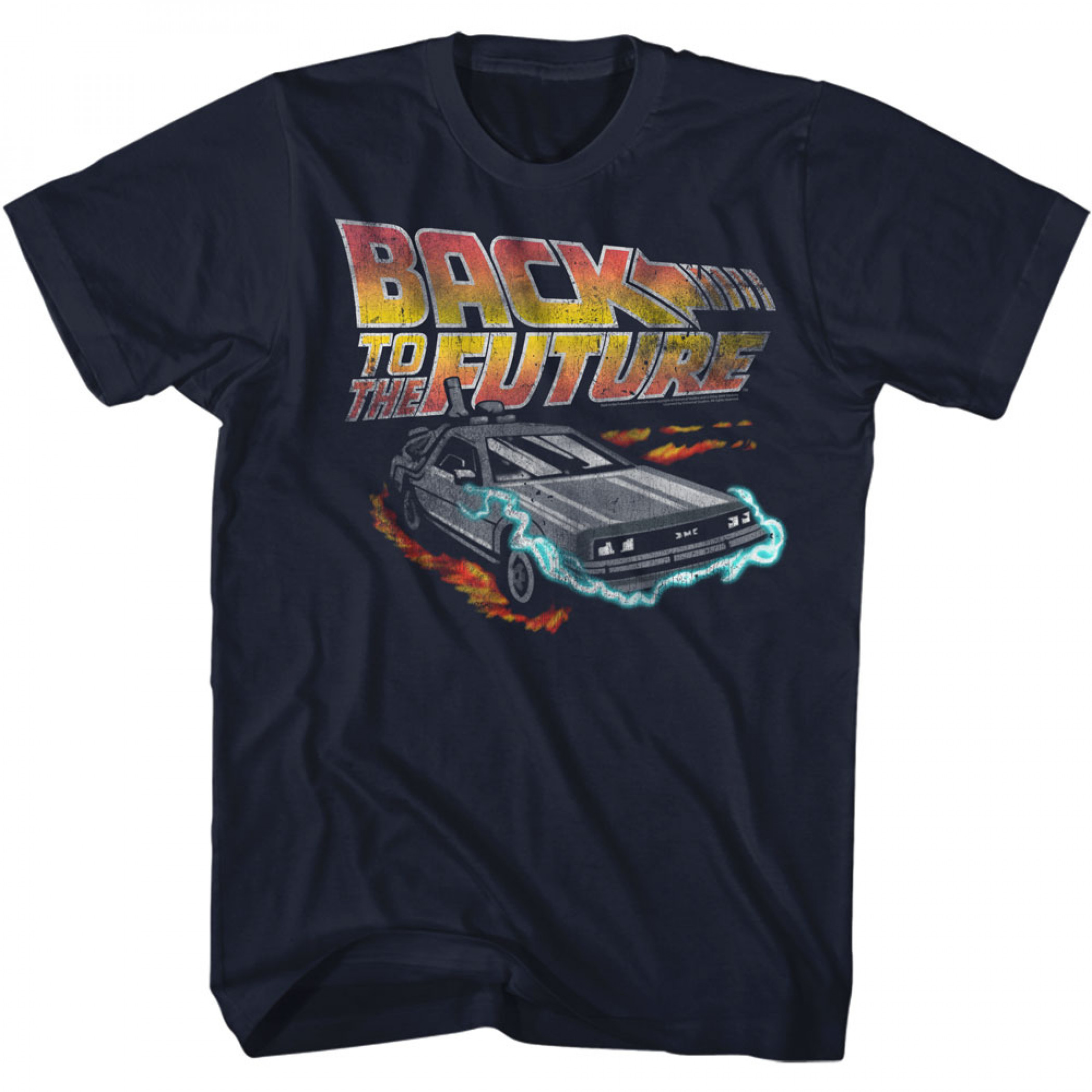 Back To The Future DeLorean Logo T-Shirt