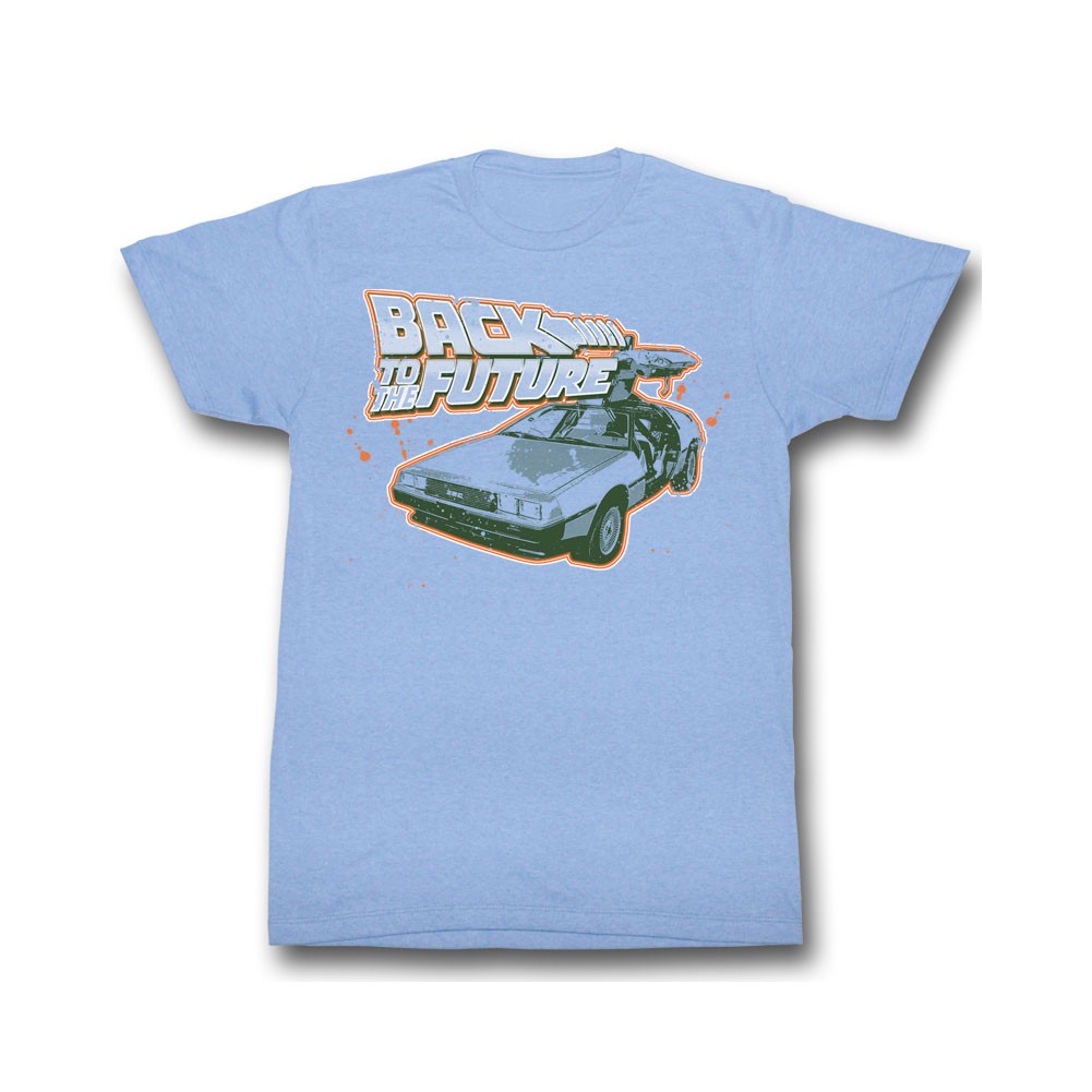 Back To The Future Blue And Orange T-Shirt