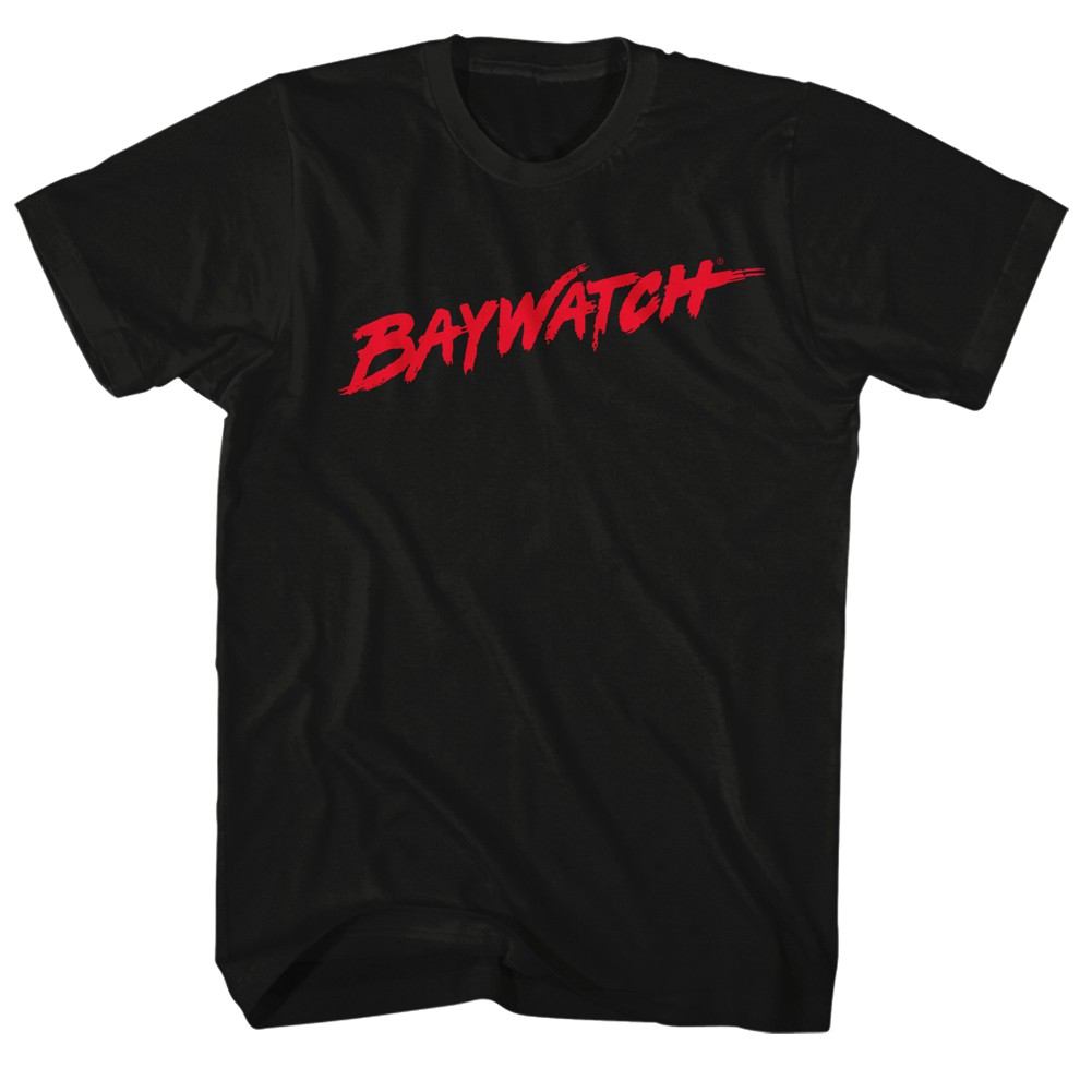 Baywatch Logo Black Tshirt