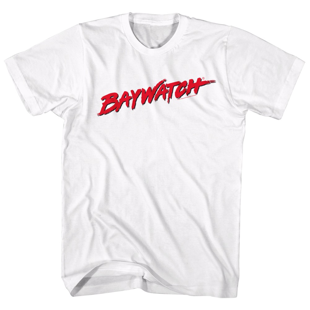 Baywatch Logo White Tshirt
