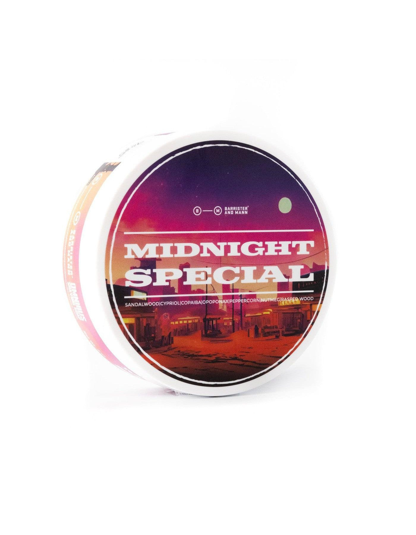Product image 0 for Barrister and Mann Shaving Soap, Midnight Special
