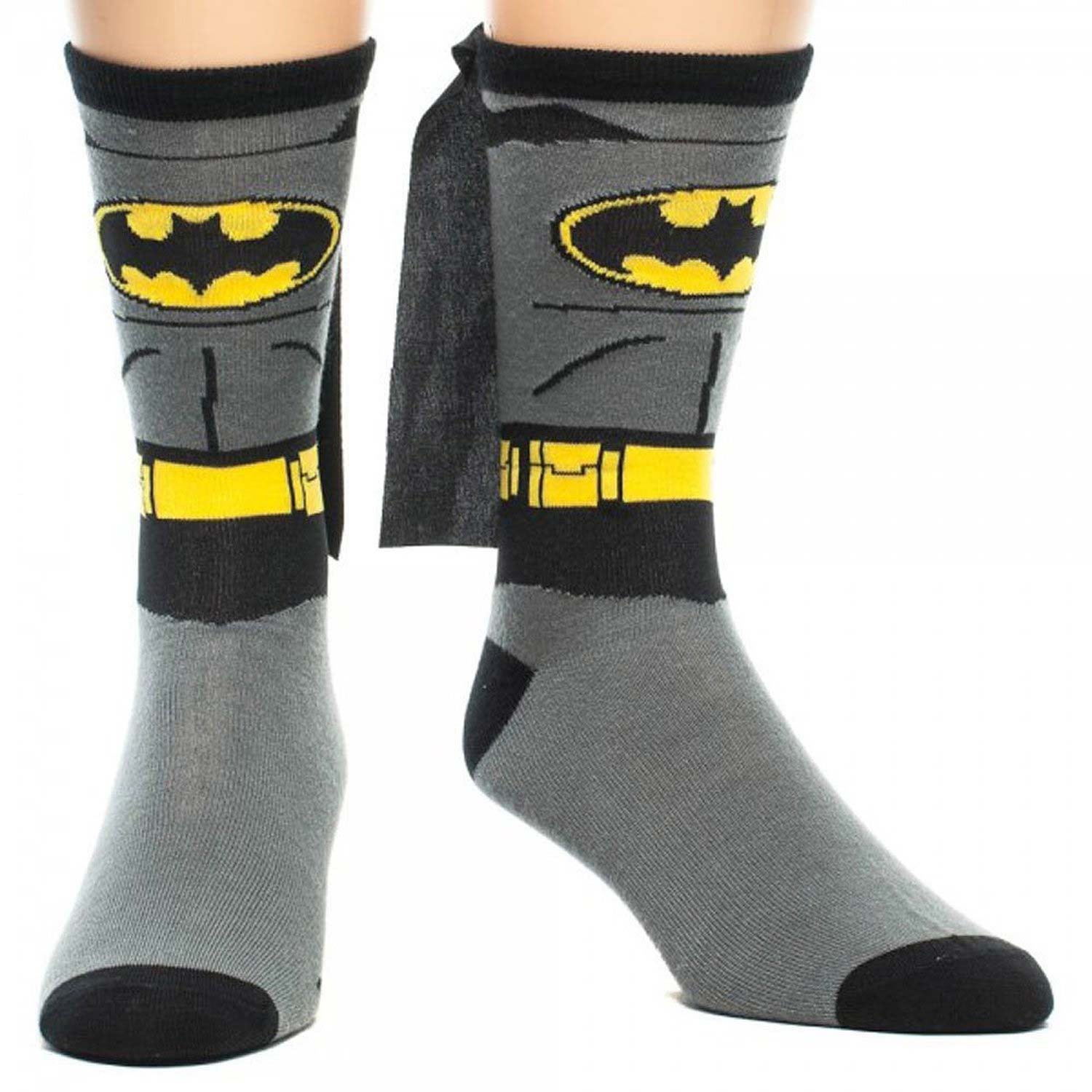 Batman Suit Up Men's Cape Socks