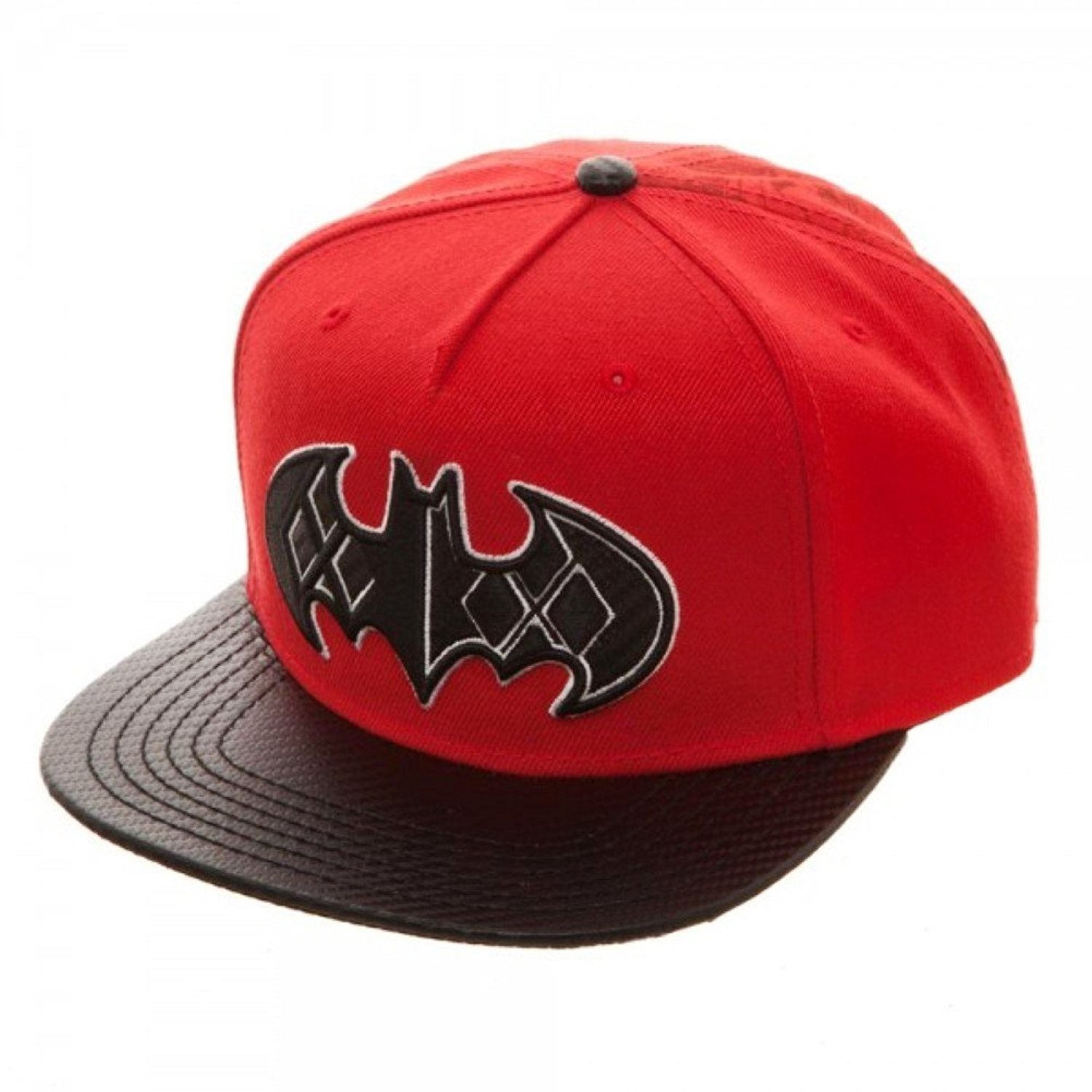 Batman Harley Quinn Carbon Fiber Snapback Hat