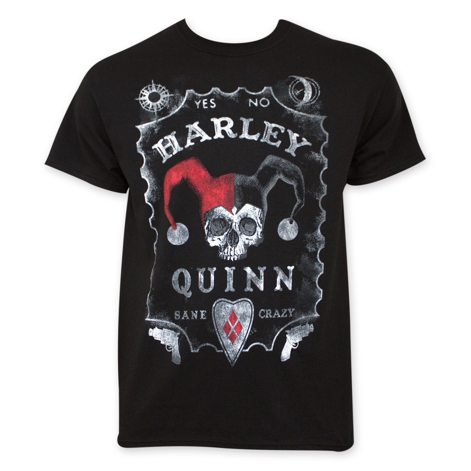 Batman Harley Quinn Sane Crazy Tee Shirt