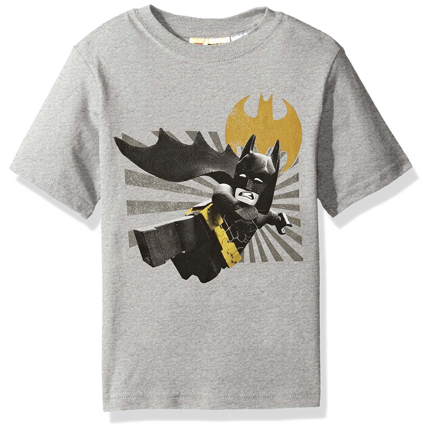 Batman Lego Movie Grey Youth Tee Shirt