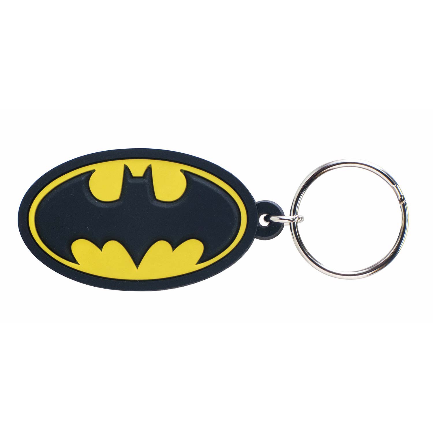 Batman Logo Rubber Keychain