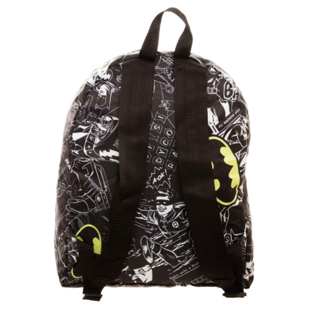 Batman Packable Black Backpack