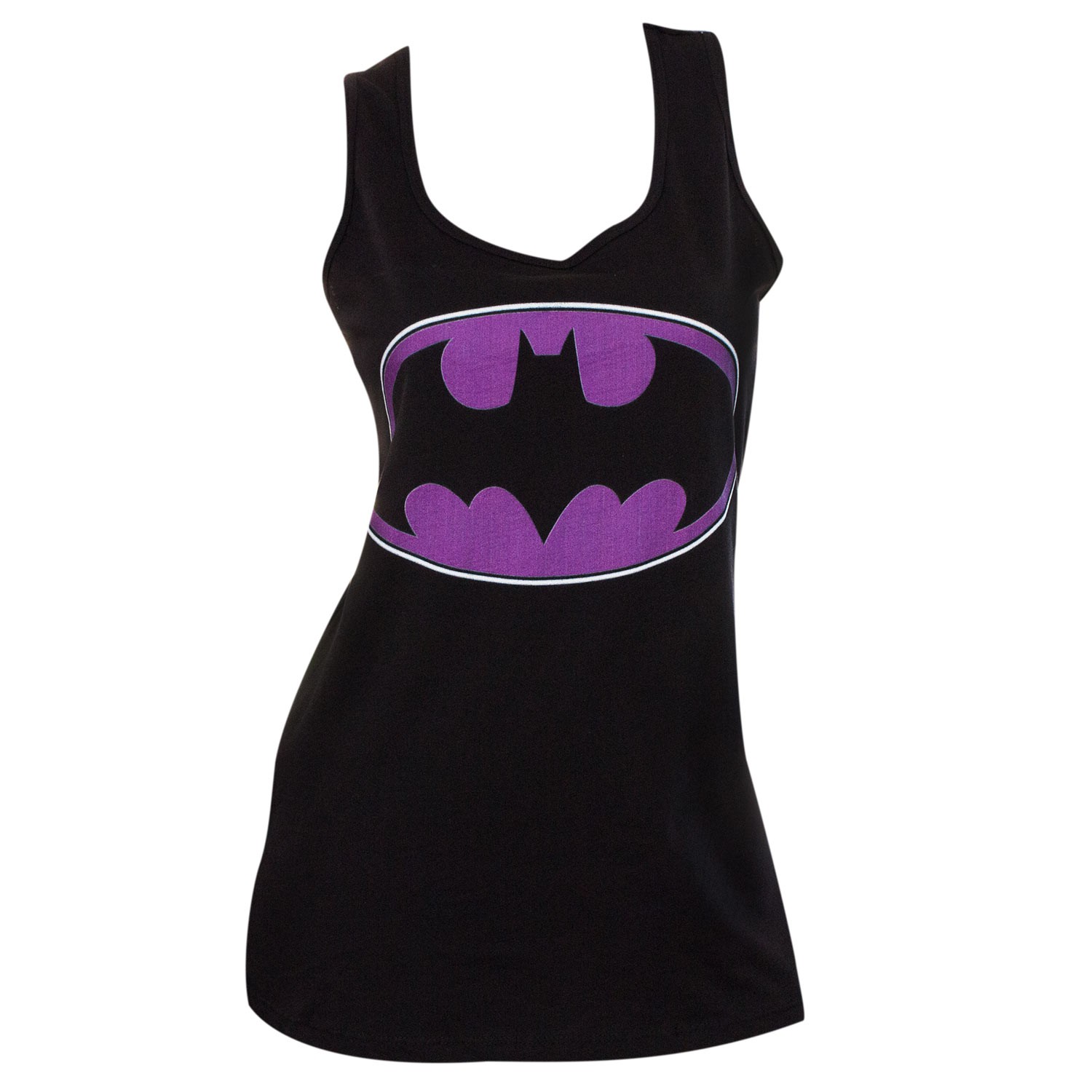 Batman Purple Logo Womens Tank