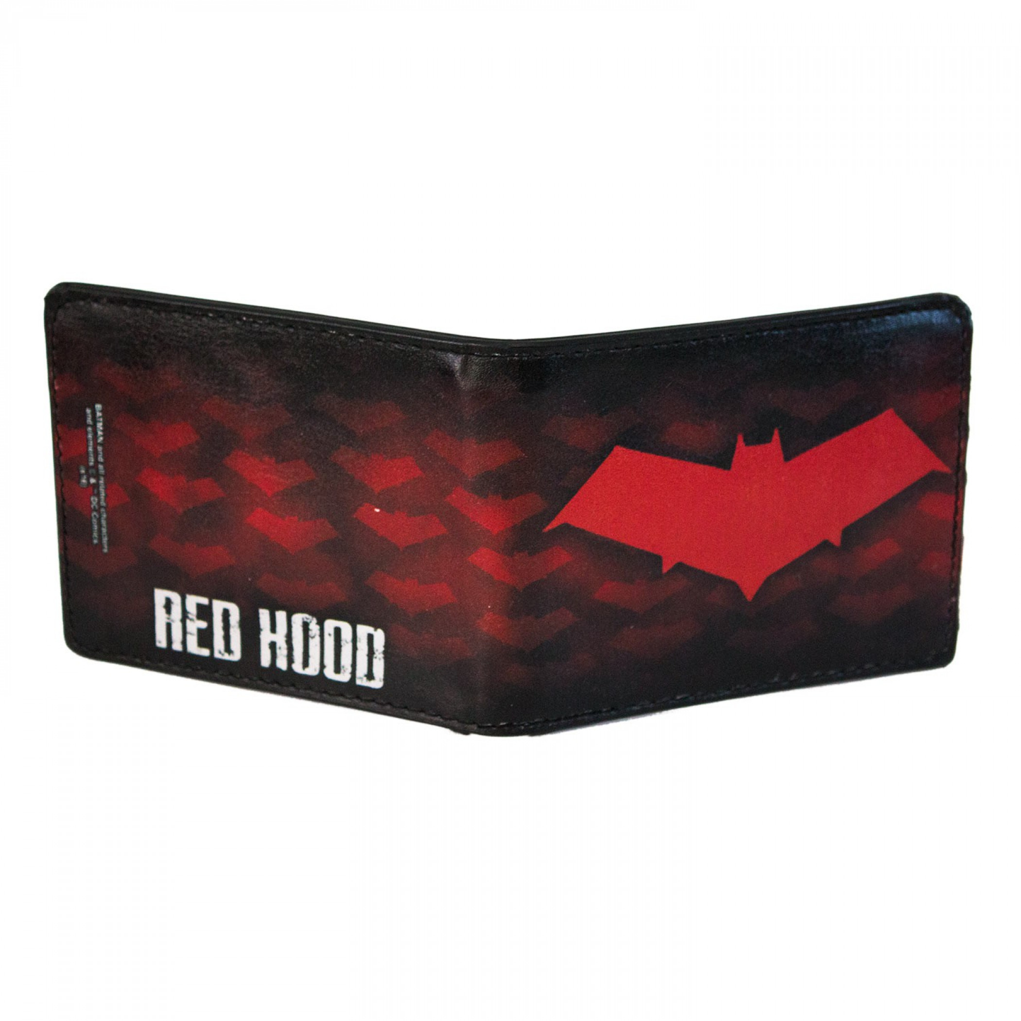 Red Hood Symbols All-Over Print Bi-Fold Wallet