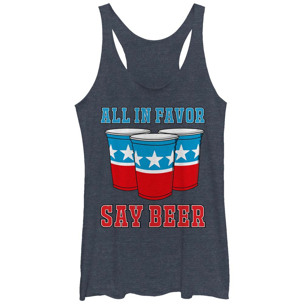 All In Favor Say Beer Women's Tank Top