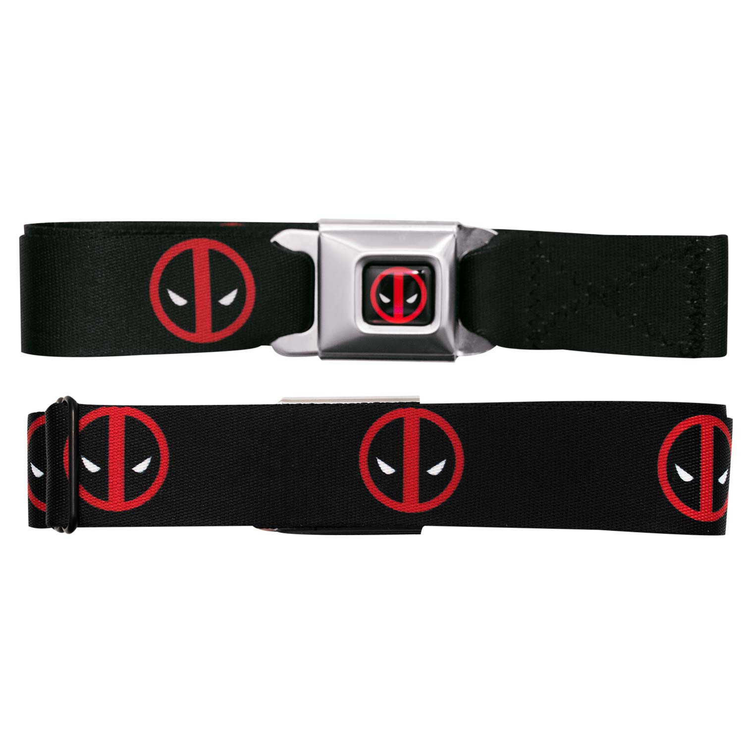 Deadpool Logo Seatbelt Buckle Belt