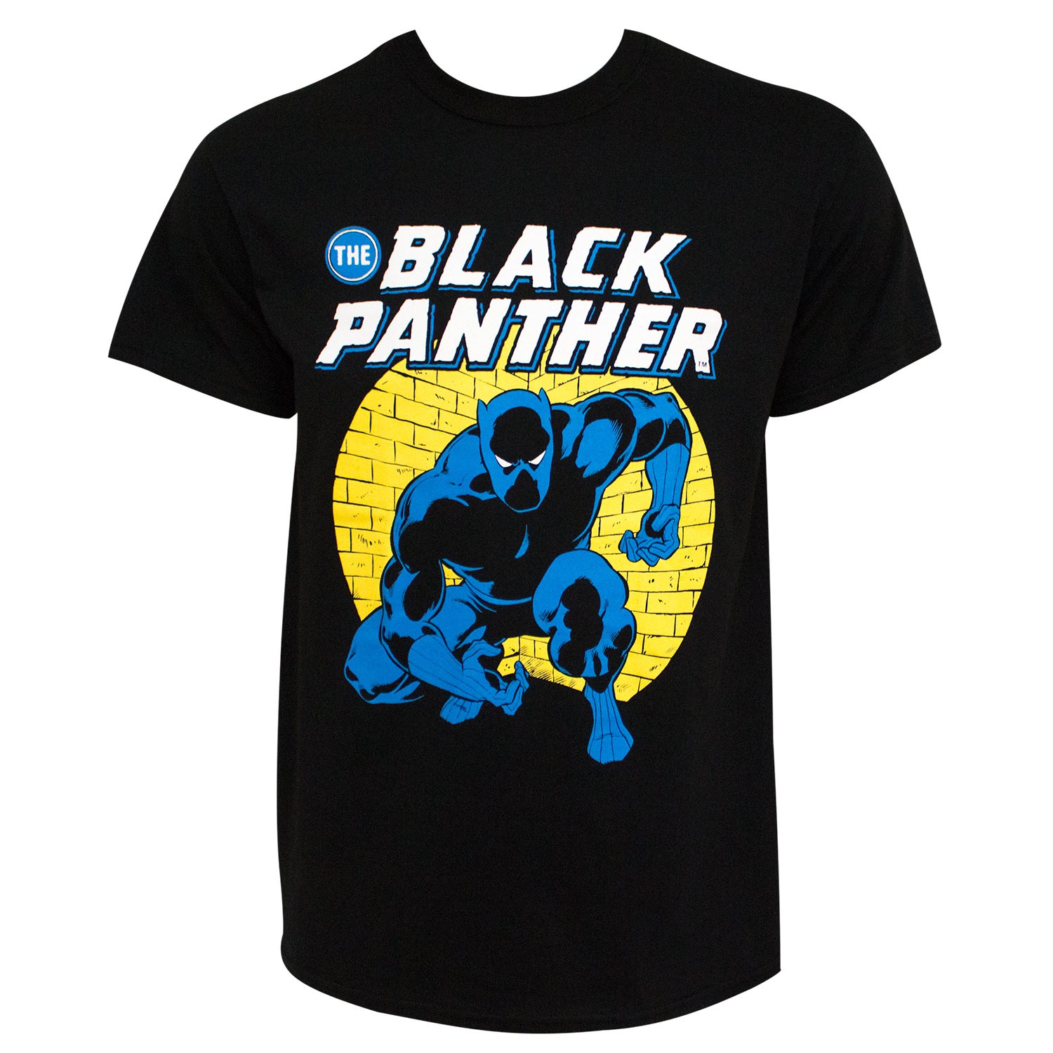 Black Panther Spotlight Men's Black T-Shirt